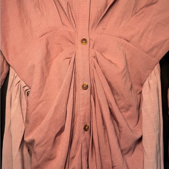 Anthropologie Mable Boheme Shirt Tie Dress size S - Picture 3 of 14